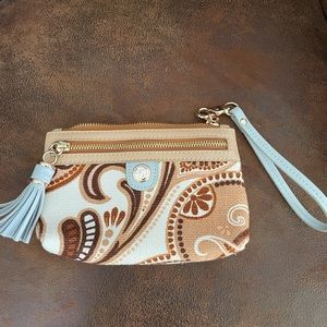 Spartina Linen Wristlet